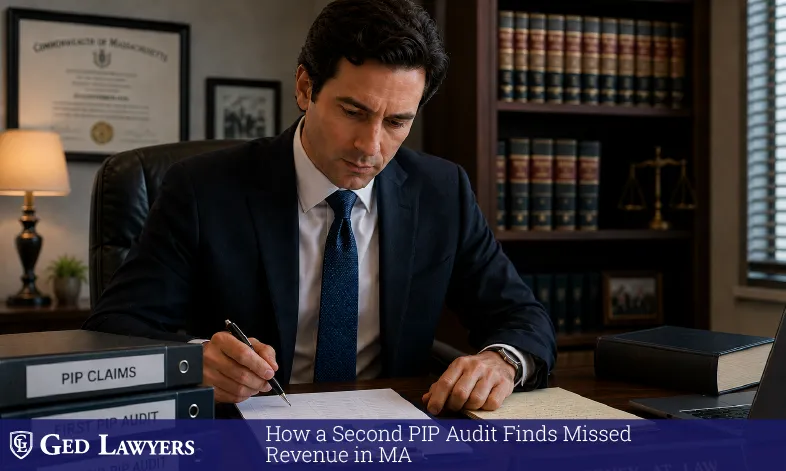 representing Massachusetts PIP audit and medical revenue recovery by GED Lawyers.